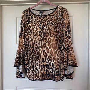 Fun and Flirty Leopard Print Blouse